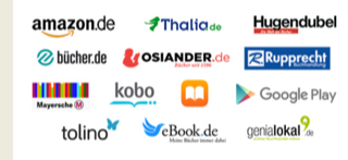 Book retailer logos